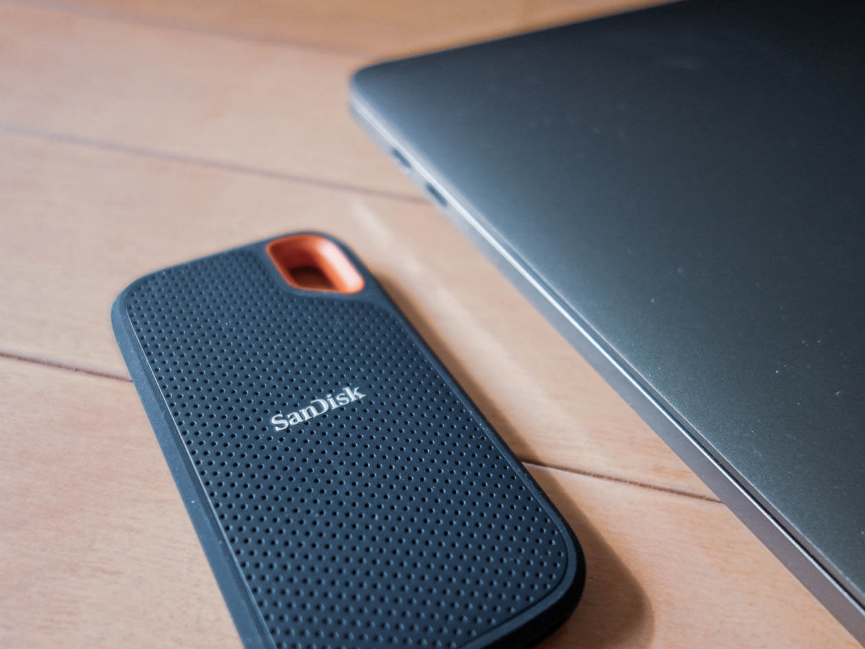 【レビュー】SanDisk ポータブルSSD