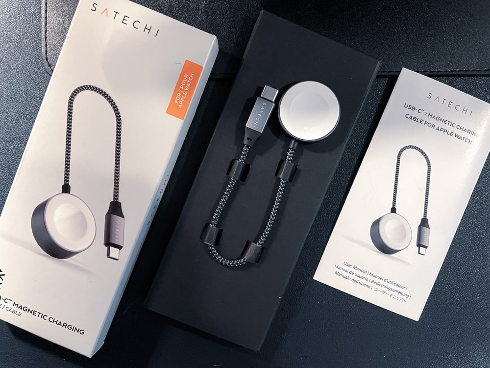 【概要】Satechi Apple Watch用 USB-C マグネット充電 ケーブル